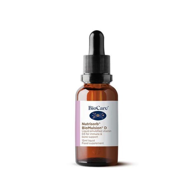 BioCare Nutrisorb BioMulsion D 15ml (Συμπλήρωμα Διατροφής με Βιταμίνη D3 σε Σταγόνες)