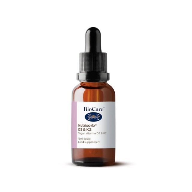 BioCare Nutrisorb D3 & K2 15ml (Συμπλήρωμα Διατροφής με Βιταμίνες D3 & K2 για Ενίσχυση του Ανοσοποιητικού Συστήματος)