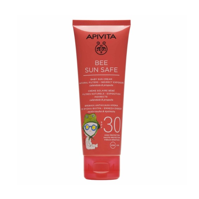 Apivita Bee Sun Safe Baby Sun Cream SPF30 100ml (Βρεφική Αντηλιακή Κρέμα με Φυσικά Φίλτρα)