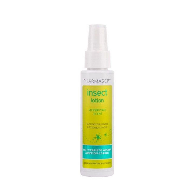 Pharmasept Insect Lotion 100ml (Εντομοαπωθητική Λοσιόν σε Μορφή Σπρέι)