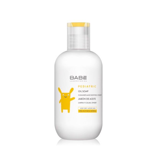 Babe Pediatric Oil Soap 200ml (Απαλό Αφρόλουτρο για Βρέφη με Ξηρό/Ατοπικό Δέρμα)