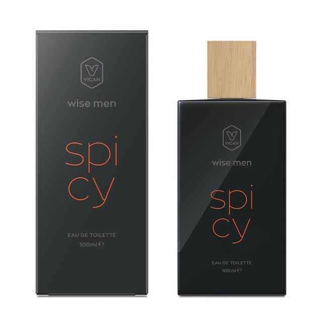 Vican Wise Men Eau De Toilette Spicy 100ml (Ανδρικό Άρωμα με Nότες Kάρδαμου & Βitter Οrange)