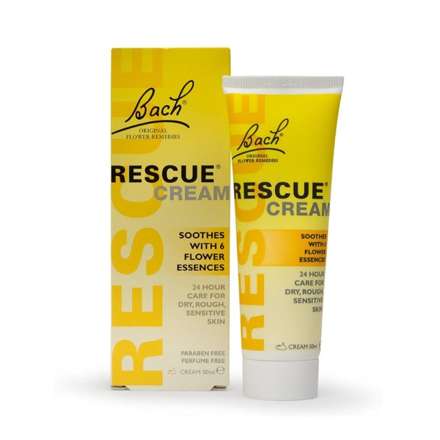 Bach Rescue Cream 50ml (Φυτική Κρέμα για το Σκασμένο ή Ερεθισμένο Δέρμα)