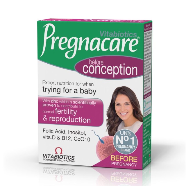 Vitabiotics Pregnacare Conception 30tabs (Συμπλήρωμα Διατροφής για την Ενίσχυση της Γυναικείας Γονιμότητας & Αναπαραγωγής)
