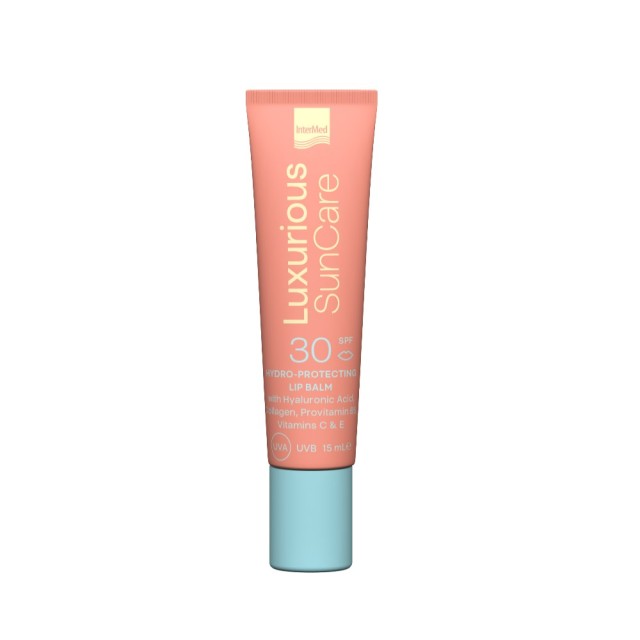 Intermed Luxurious Sun Care Protective & Hydrating Lip Balm SPF30 15ml (Αντηλιακό Χειλιών για Ενυδάτωση & Προστασία) 