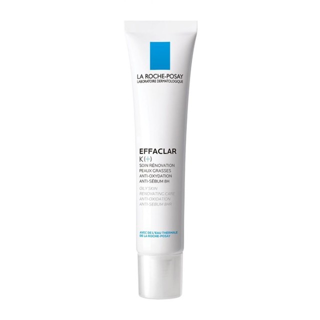 La Roche Posay Effaclar K+ 40ml (Κρέμα Προσώπου Ενάντια στα Επίμονα  Μαύρα Στίγματα για Λιπαρή Επιδερμίδα)