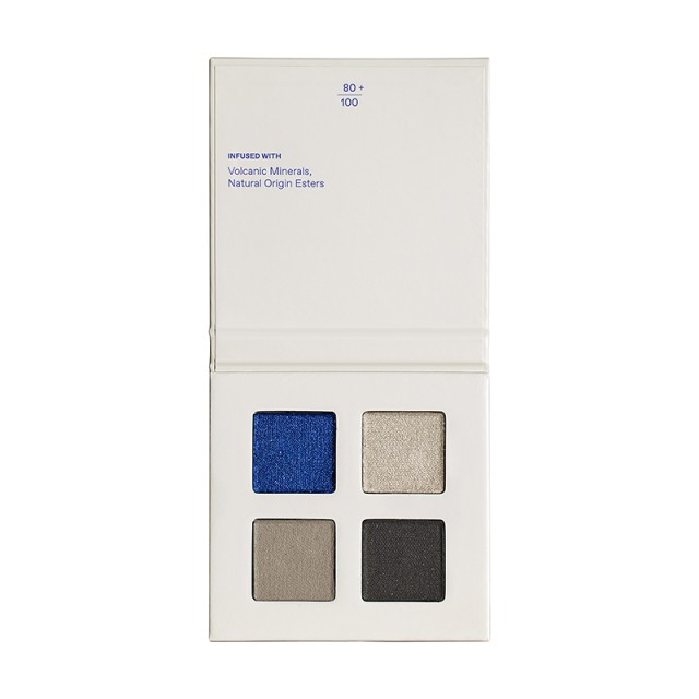 Korres Real Color Eyeshadow Palette 02 Smokey Sea 4gr (Τετραπλή Παλέτα Σκιών)