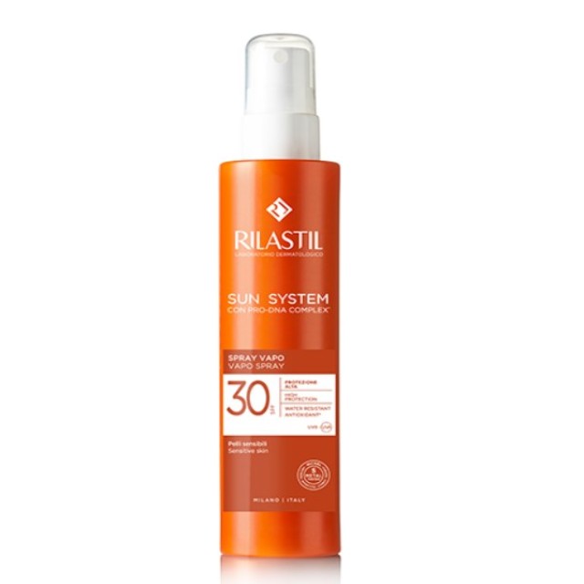 Rilastil Sun System Vapo Spray SPF30 200ml (Αντηλιακό Γαλάκτωμα Σώματος σε Σπρέι με Ανάλαφρη Υφή)