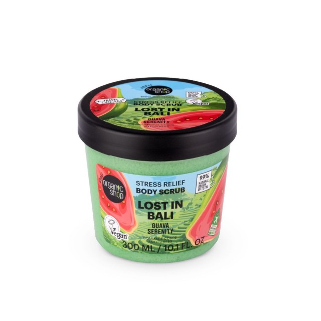 Natura Siberica Organic Shop Stress Relief Body Scrub Lost in Bali with Guava 300ml