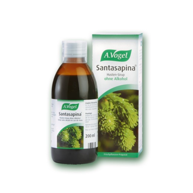 A.Vogel Santasapina Syrup 200ml (Φυτικό Σιρόπι για τον Βήχα)