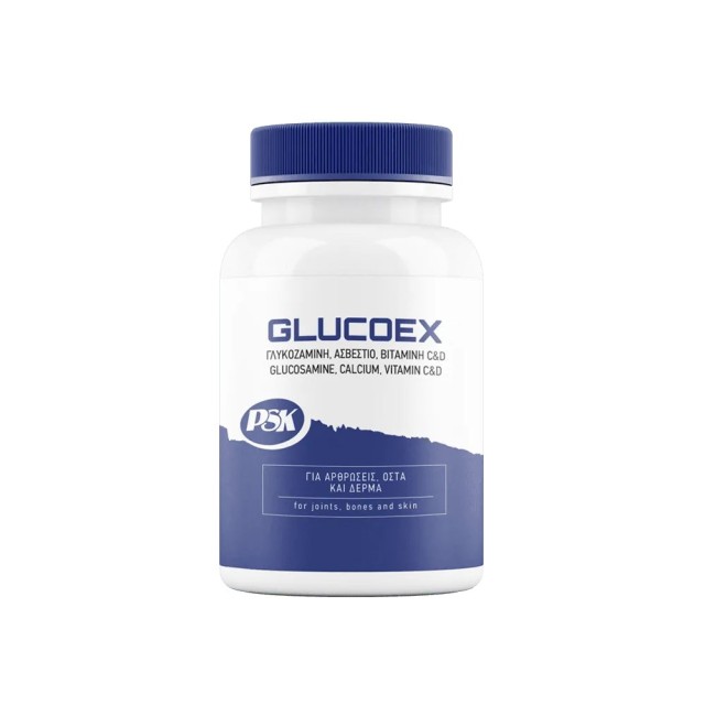 Psk Glucoex 60caps (Συμπλήρωμα Διατροφής για Αρθρώσεις, Οστά & Δέρμα)