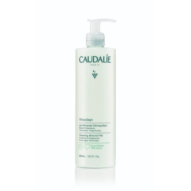 Caudalie Vinoclean Cleansing Almond Milk 400ml (Γαλάκτωμα Καθαρισμού για Πρόσωπο & Μάτια)