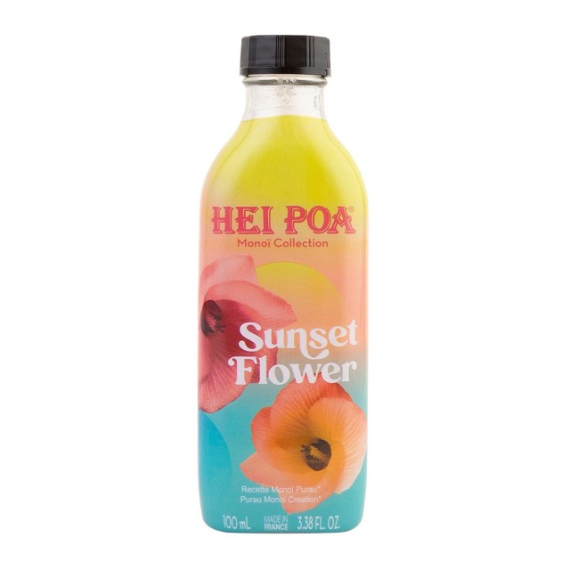Hei Poa Monoi Oil Sunset Flower 100ml (Λάδι Πολλαπλών Χρήσεων Πολύχρωμα Άνθη)
