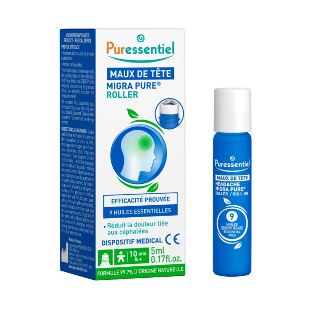 Puressentiel Headache Roll-On 5ml (Roll-On Κατά του Πονοκεφάλου)
