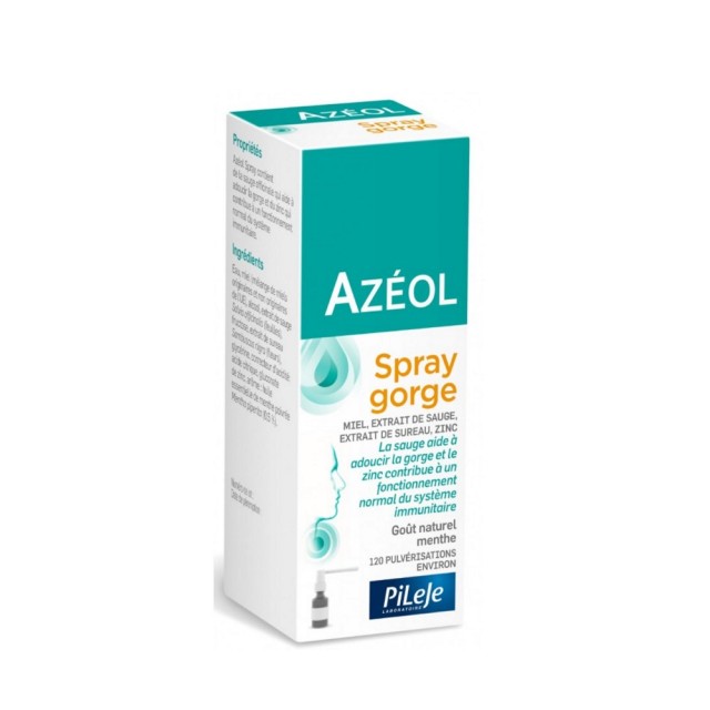 Pileje Azeol Gorge Spray 15ml (Σπρέι για Πονόλαιμο)