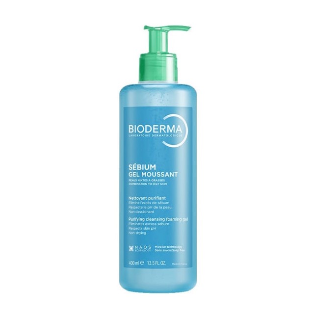Bioderma Sebium Purifying Cleansing Foaming Gel 400ml