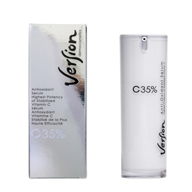 Version Vitamin C35% Serum 30ml (Αντιοξειδωτικός Ορός Νύχτας Εντατικής Λάμψης με 35% Βιταμίνη C)