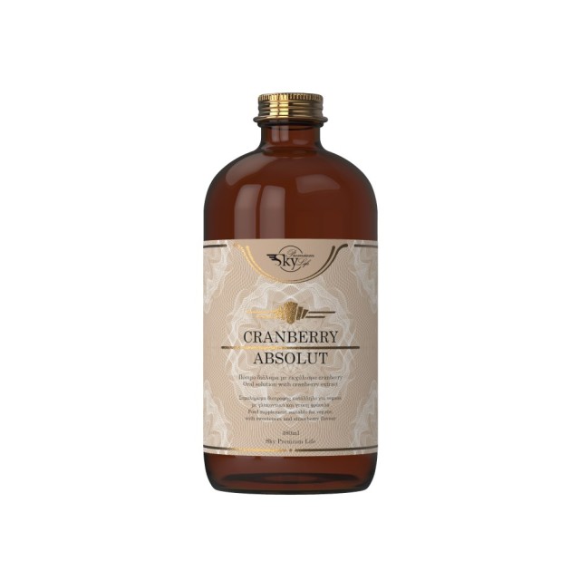 Sky Premium Cranberry Absolut 480ml (Συμπλήρωμα Διατροφής με Εκχύλισμα Cranberry για τη Φυσιολογική Λειτουργία του Ουροποιητικού Συστήματος)