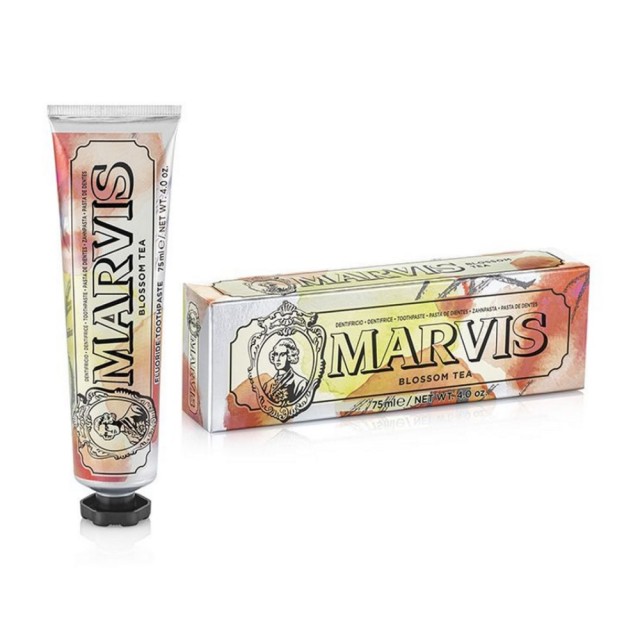 Marvis Blossom Tea Toothpaste 75ml (Οδοντόκρεμα με Γεύση Μαύρου Τσαγιού & Λουλουδιών)