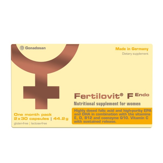 Fertilovit Fendo 2x30caps  (Συσκευασία 30ημερών) - (Ορθομοριακή Σύνθεση με Συνεργιστική Δράση)