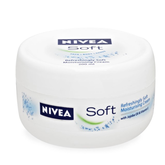 Nivea Creme 200ml 89050 (Δροσερή & Απαλή Ενυδατική Κρέμα)