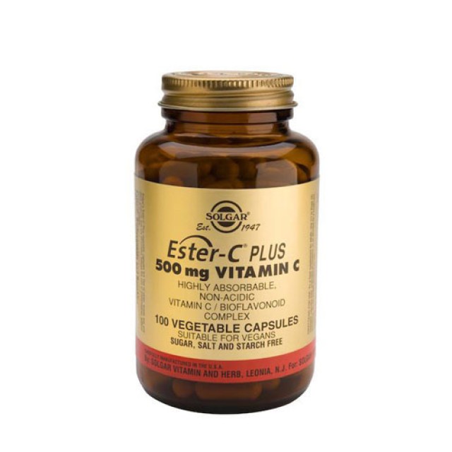 Solgar Ester C 500mg 100 Vegetarian Caps ( Βιταμίνη C)