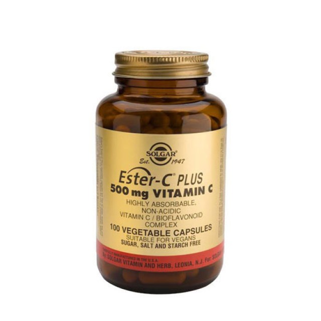 Solgar Ester C 500mg 100 Vegetarian Caps