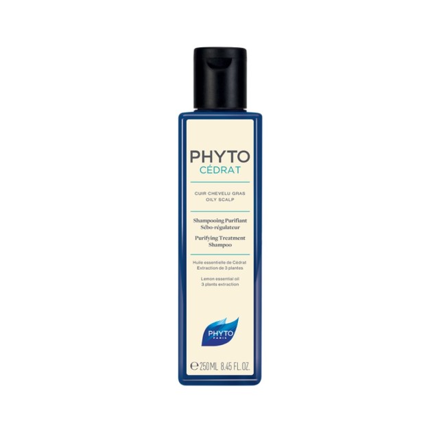 Phyto Phytocedrat Purifying Treatment Shampoo 250ml (Ρυθμιστικό Σαμπουάν για Λιπαρά Μαλλιά)