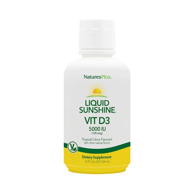 Natures Plus Liquid Sunshine Vitamin D3 5000iu 473ml