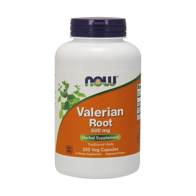 Now Foods Valerian Root 500mg 100caps (Συμπλήρωμα για την Αντιμετώπιση της Αϋπνίας)