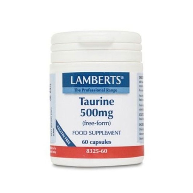 Lamberts Taurine 500mg 60cap (Ταυρίνη)