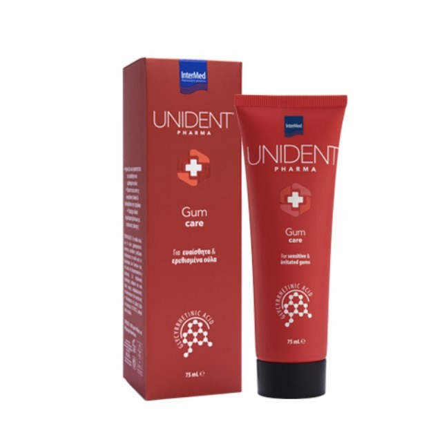 Unident Pharma Gum Care Toothpaste 75ml (Οδοντόπαστα για Ευαίσθητα & Ερεθισμένα Ούλα)