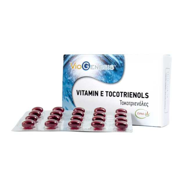 Viogenesis Vitamin E Tocotrienols 60caps (Συμπλήρωμα Διατροφής με Βιταμίνη Ε Τοκοτριενόλη)