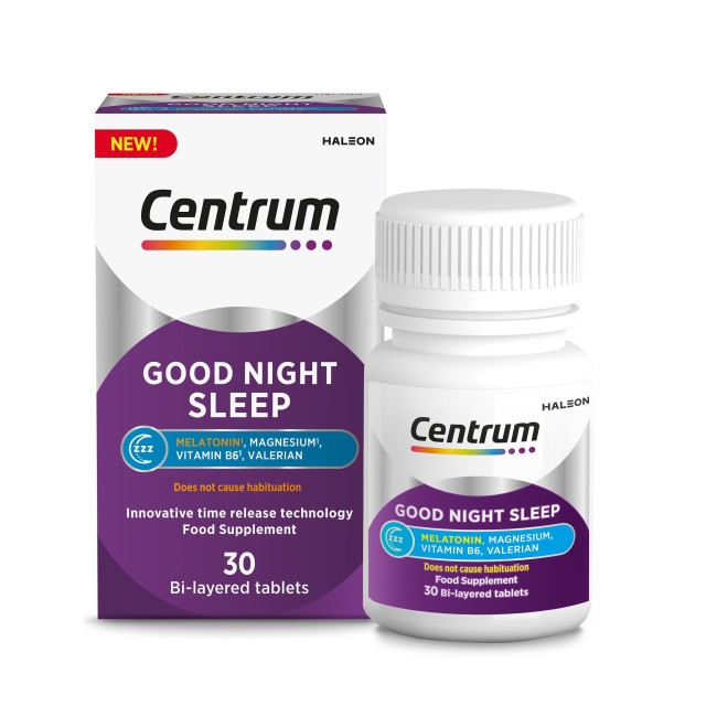 Centrum Good Night Sleep 30tabs (Συμπλήρωμα Διατροφής για Εύκολο & Ξεκούραστο Ύπνο)