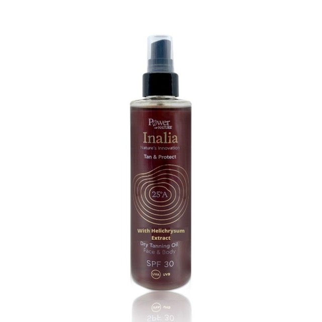 Power Health Inalia Dry Tanning Oil Face & Body SPF30 200ml (Ξηρό Λάδι Μαυρίσματος για Πρόσωπο & Σώμα με Εκχύλισμα Ελίχρυσου)