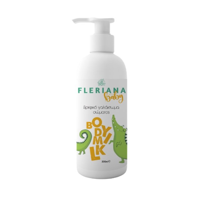 Fleriana Baby Body Milk 300ml (Βρεφικό Ενυδατικό Γαλάκτωμα Σώματος)