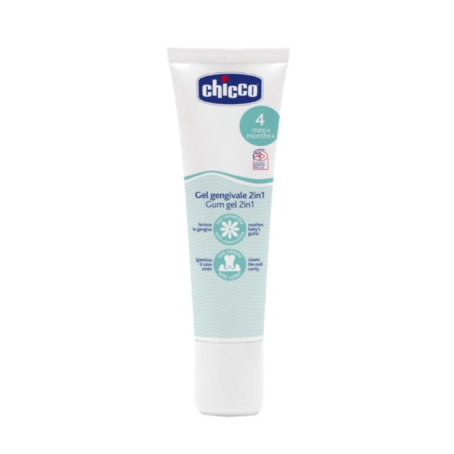 Chicco Gum Gel 2in1 02083-00 4m+ 30ml (Γέλη για τα Δόντια 4m+)