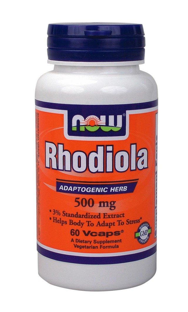 Now Foods Rhodiola 500mg 3PCT Extract 60caps (Τονωτικό)