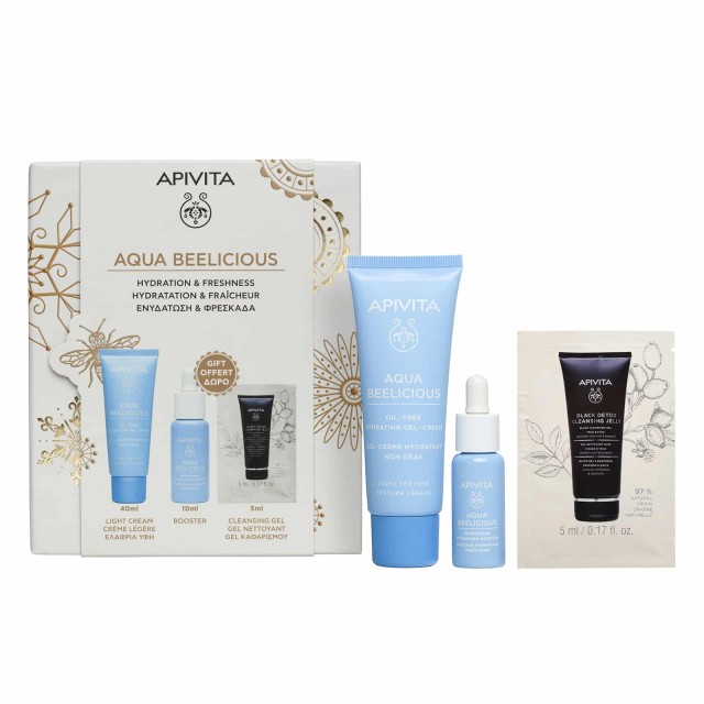 Apivita SET Aqua Beelicious Routine - Light Texture (ΣΕΤ Ενυδάτωσης & Φρεσκάδας - Ελαφριά Υφή)