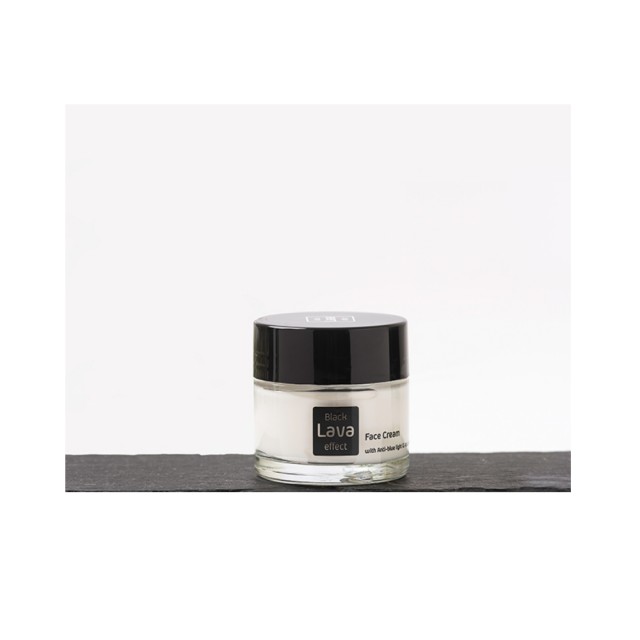 Olive Touch Black Lava Effect Face Cream 50ml (Ενυδατική & Αντιγηραντική Κρέμα Προσώπου με Λάβα)