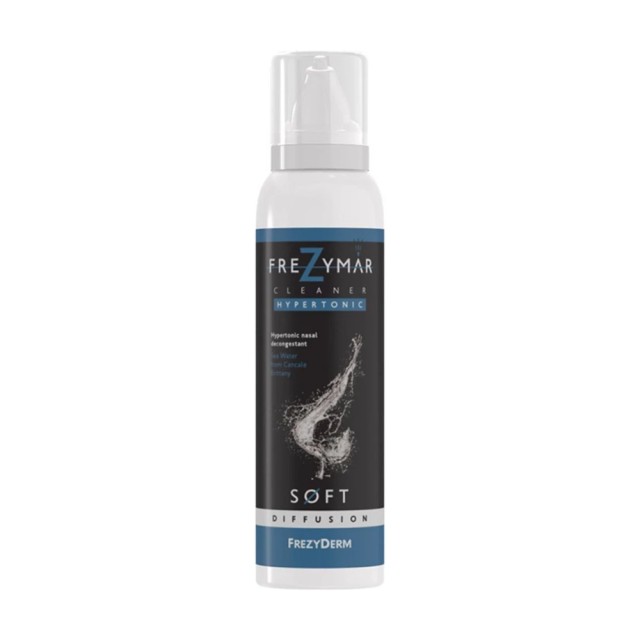 Frezyderm Frezymar Cleaner Hypertonic Soft 120ml (Ρινικό Αποσυμφορητικό Υπέρτονο Σπρέι για Βρέφη 3μ+)
