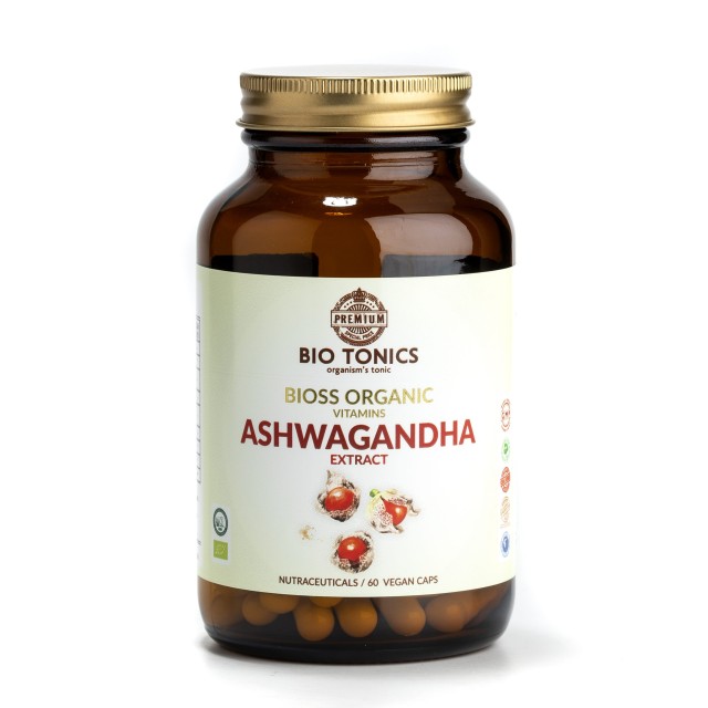 Bio Tonics Bio Ashwagandha 320mg 60caps (Συμπλήρωμα Διατροφής για την Υγεία του Εγκεφάλου & τη Μνήμη)