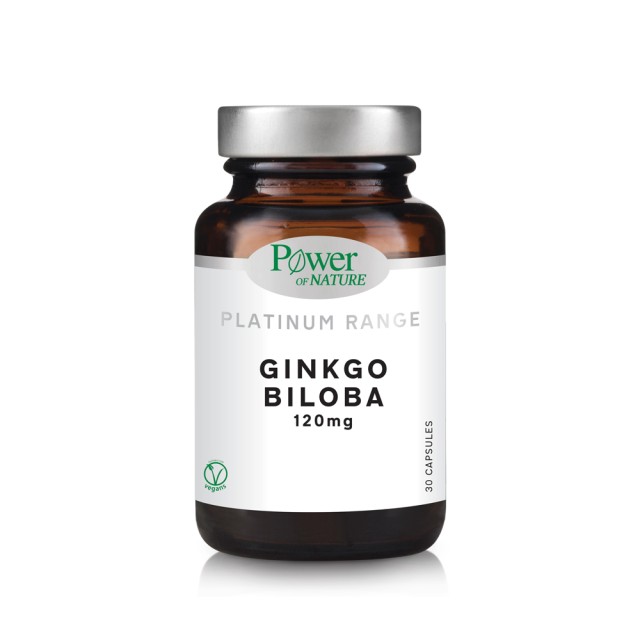 Power Health Platinum Ginkgo Biloba 120mg 30caps (Συμπλήρωμα Διατροφής με Τζίνγκο Μπιλόμπα με Αντιοξ