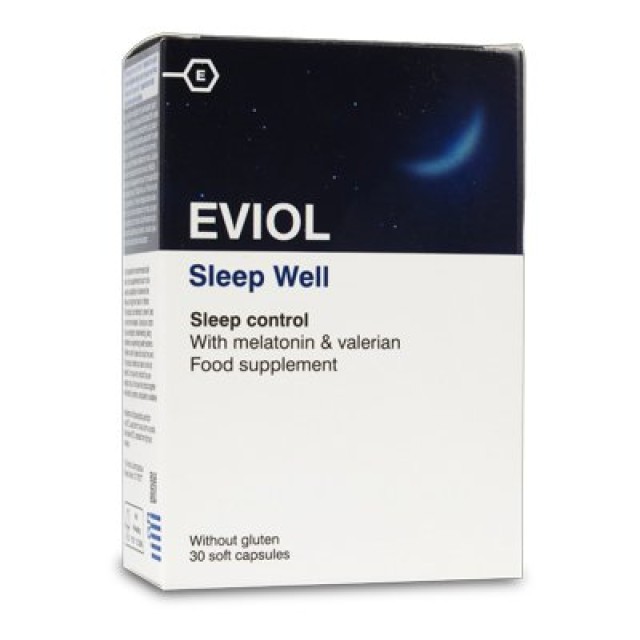 Eviol Food Supplements Sleep Well 30caps (Συμπλήρωμα Διατροφής για Προβλήματα Ύπνου)