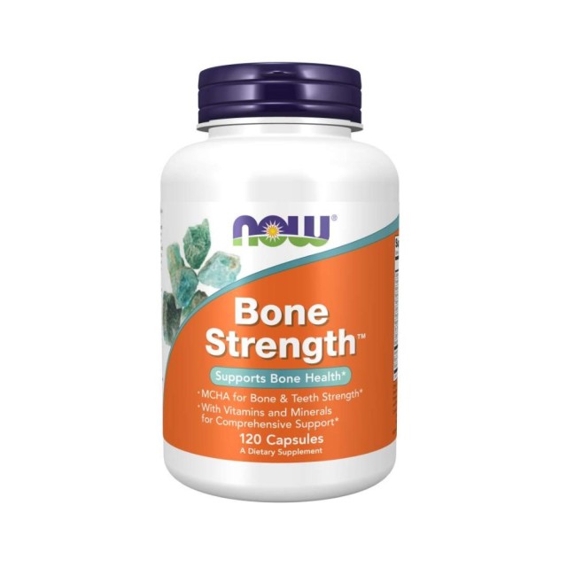 Now Foods Bone Strength 120caps (Συμπλήρωμα Διατροφής για Υγιή Οστά)