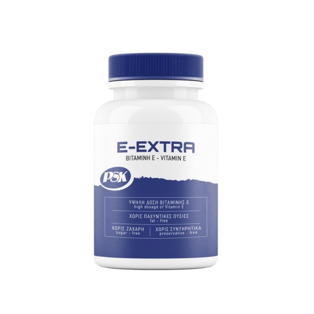 Psk E-Extra Vitamin E 90caps (Συμπλήρωμα Διατροφής Υψηλής Περιεκτικότητας σε Βιταμίνη Ε)