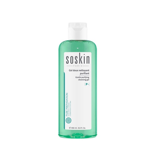 Soskin Gentle Purifying Cleansing Gel 250ml (Απαλό Τζελ Καθαρισμού για Μικτό/Λιπαρό Δέρμα)