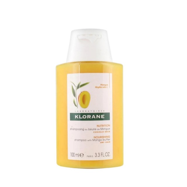 Klorane Mango Nourishing Dry Hair Shampoo 100ml (Σαμπουάν με Μάνγκο για Ξηρά Μαλλιά)