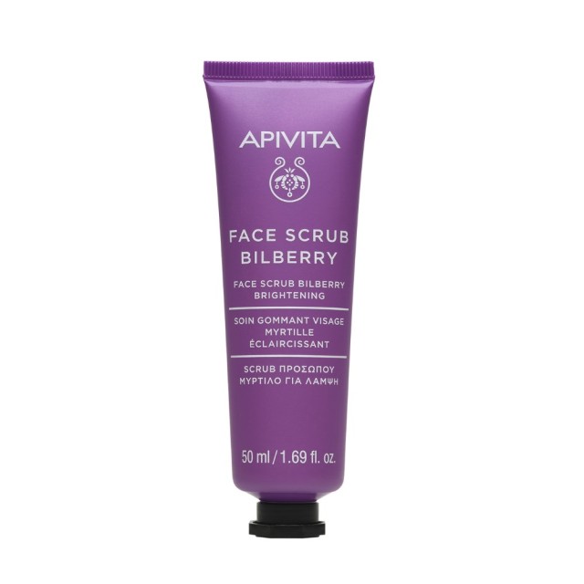 Apivita Face Scrub Brightening with Bilberry 50ml 