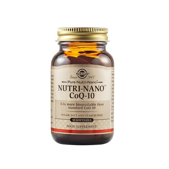 Solgar Nutri Nano Co Q10 3.1x 50softgels